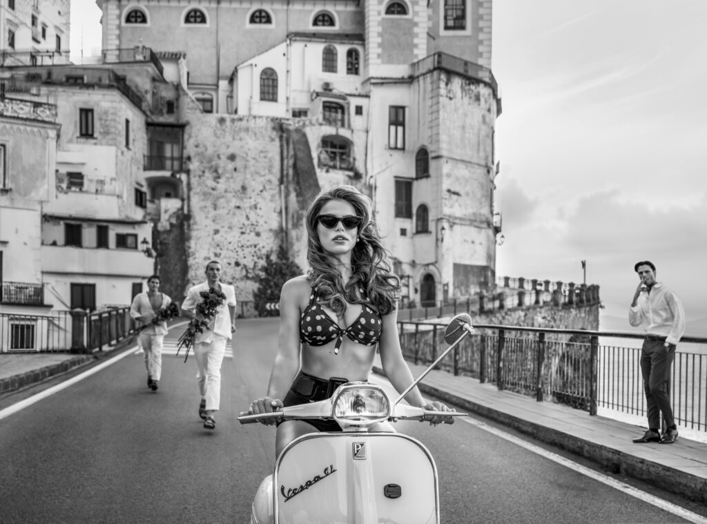 David Yarrow, The Road To Amalfi, 2024, Archival Pigment Photograph